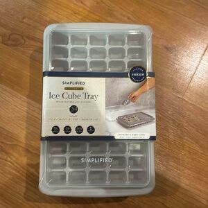 Simplified Ice Cube Tray with Lid scoop & Bin - Odor-Preventive Ice Stora…